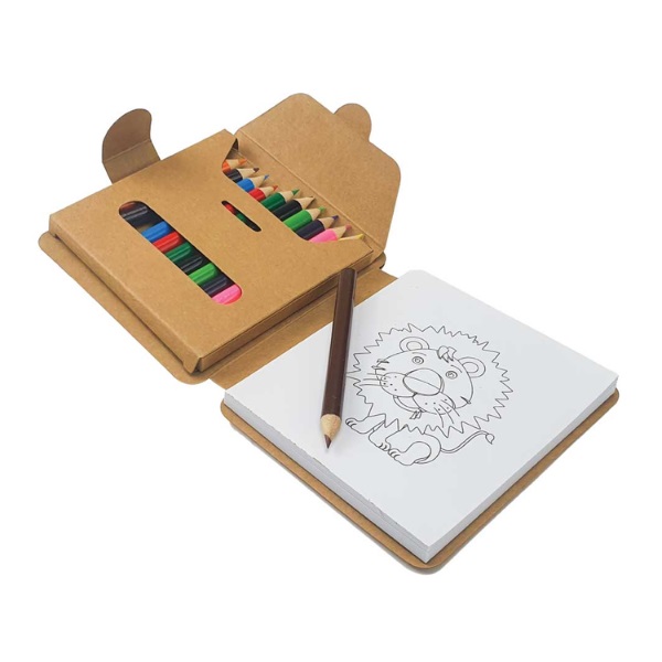 Lekto – Drawing Pad with Color Pencils