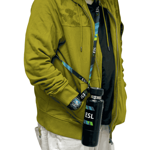 Imbibe – Double Wall Stainless Steel Bottle with Cup and Lanyard preview