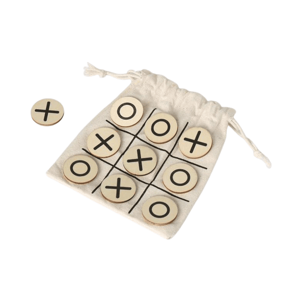 Komar – Wooden Tic Tac Toe