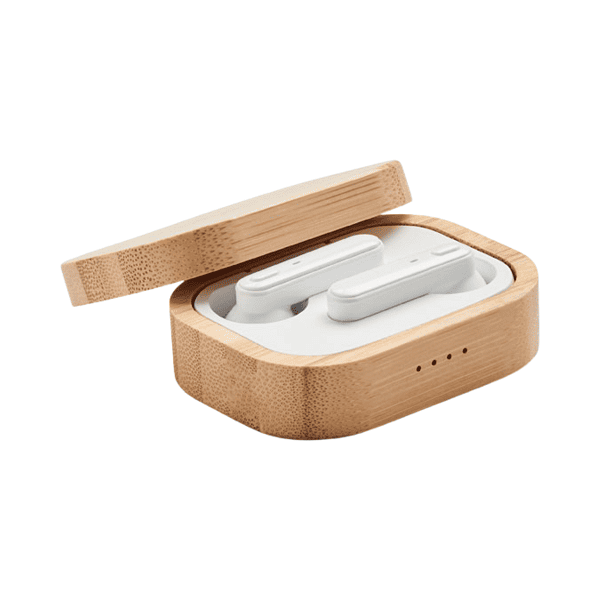 Wisai – TWS Earbuds in Bamboo Case