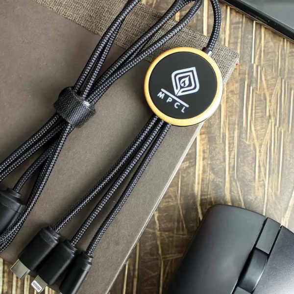 Verva – Light Up Charging Cable with Bamboo Element preview