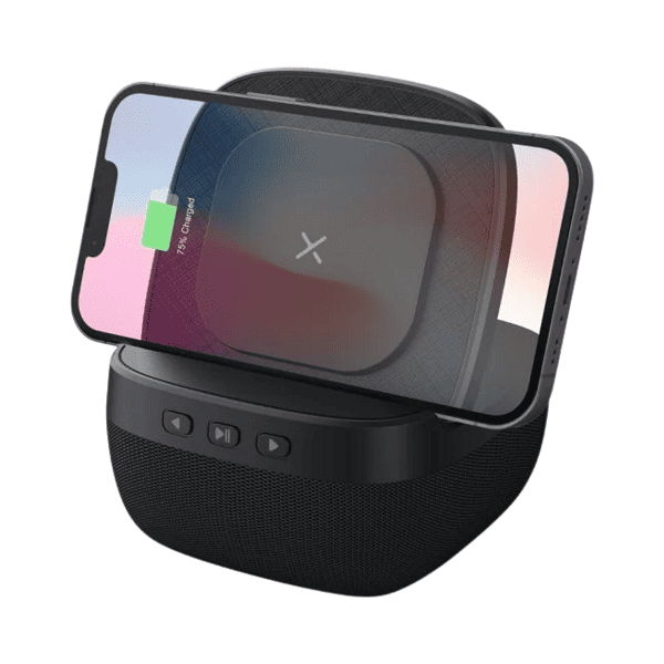 Takatak – 3-in-1 15W Wireless Charger with Power Bank and Bluetooth Speaker