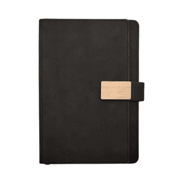Fugujie – A5 Notebook with Bamboo Magnetic Closure
