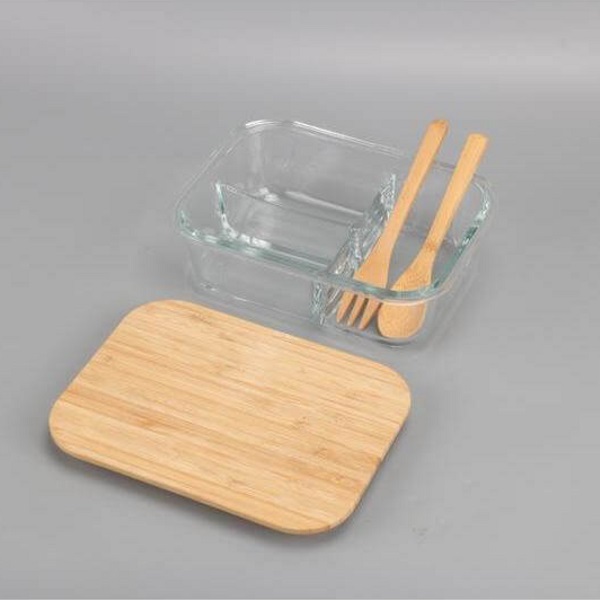 Havanna – Glass Lunch Box with Bamboo Cutlery preview