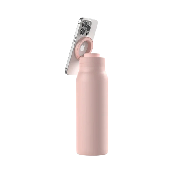 Hydroze- Durable Eco-Friendly Stainless Steel Water Bottle with MagSafe Phone Holder preview