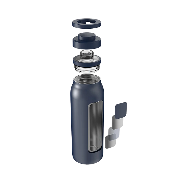 Hydroze- Durable Eco-Friendly Stainless Steel Water Bottle with MagSafe Phone Holder preview