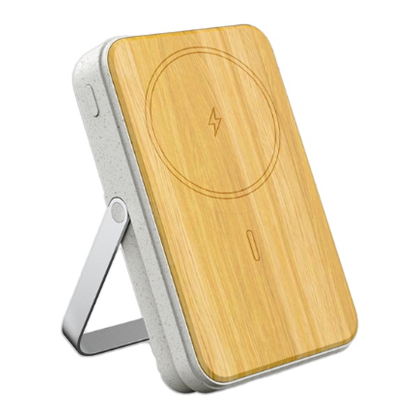 Kodori – 10,000 mAh Bamboo Phone Stand Magnetic Power Bank