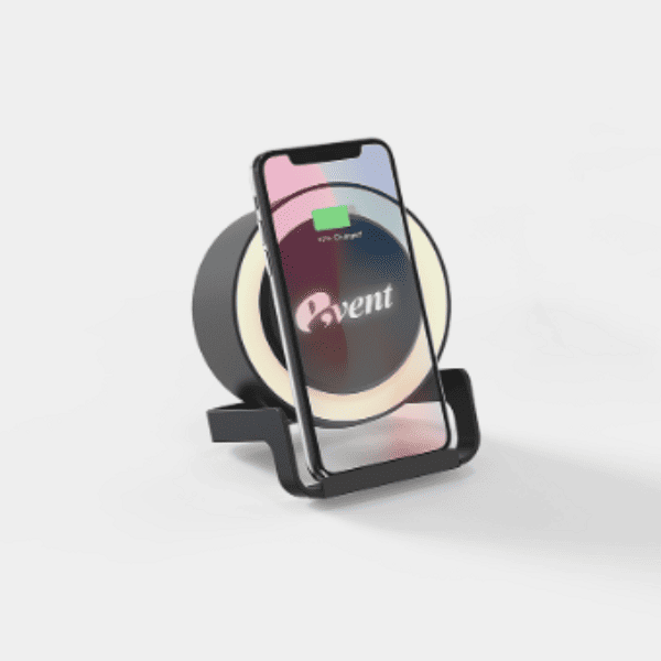 Mingra – Light Up Bluetooth Speaker with Wireless Charger preview