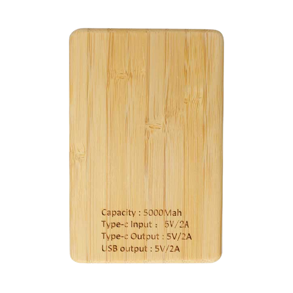 Maha – 5,000 mAh Bamboo Powerbank preview