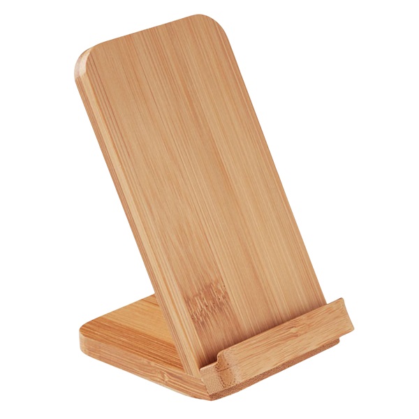 Quadri – Bamboo 5W Wireless Charger with Phone Stand