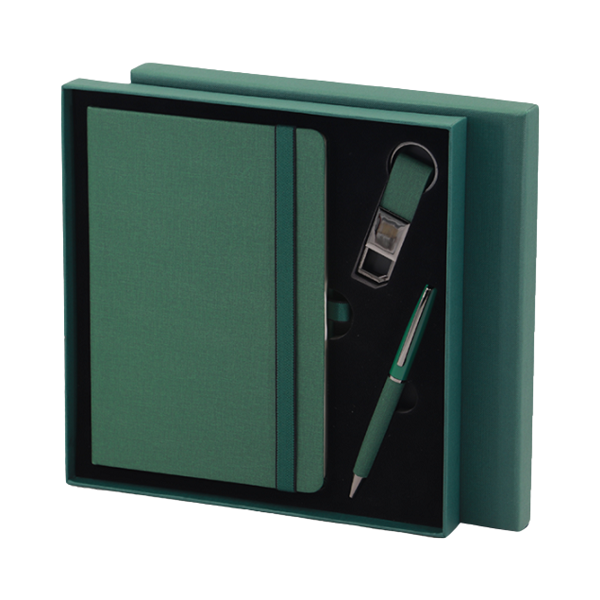 Dunvino – A5 Notebook, Pen and Keychain Set