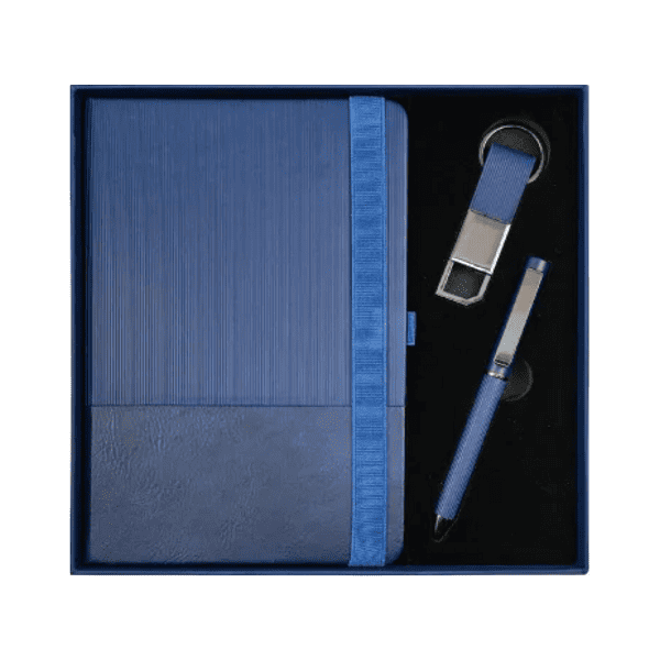 Optera – 3-in-1 Premium Gift Set (Notebook, Pen & Keychain) preview