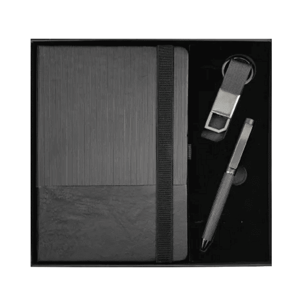Optera – 3-in-1 Premium Gift Set (Notebook, Pen & Keychain) preview