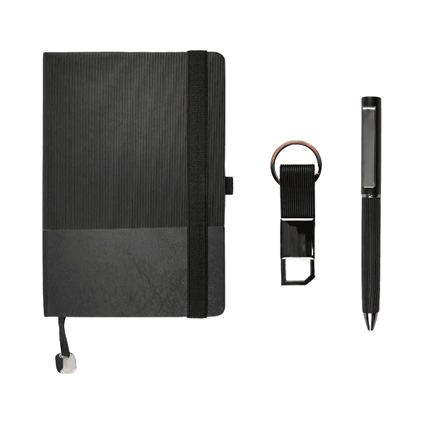 Optera – 3-in-1 Premium Gift Set (Notebook, Pen & Keychain) preview