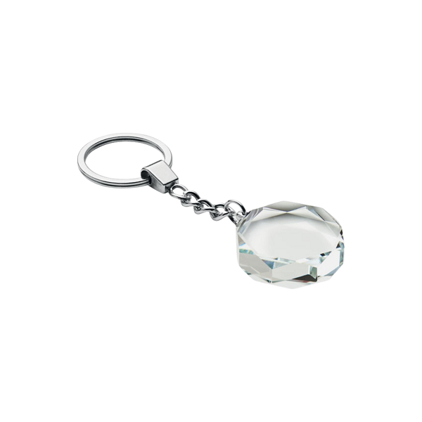 Prestig – Glass Round Award Keyring