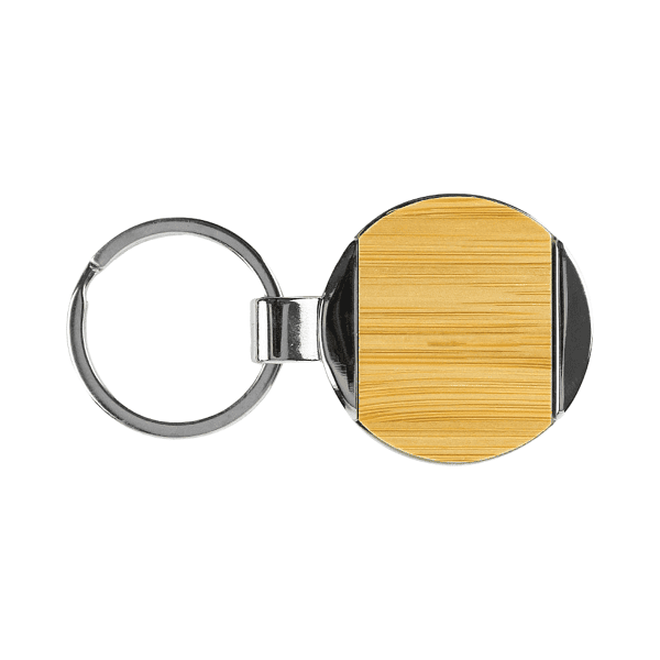 Vekko – Round Bamboo and Metal Key Holder