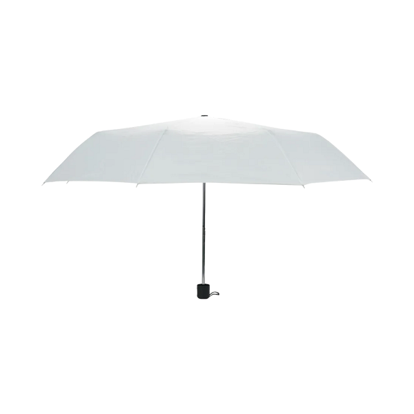 PureHold – Bi-Fold Umbrella (White with Velcro & Pouch)