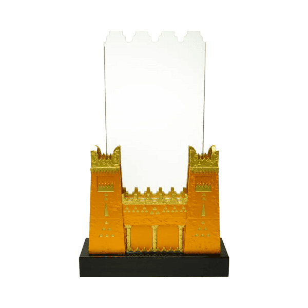 Regalus Crystal – Castle-Design Crystal Award in Black Box