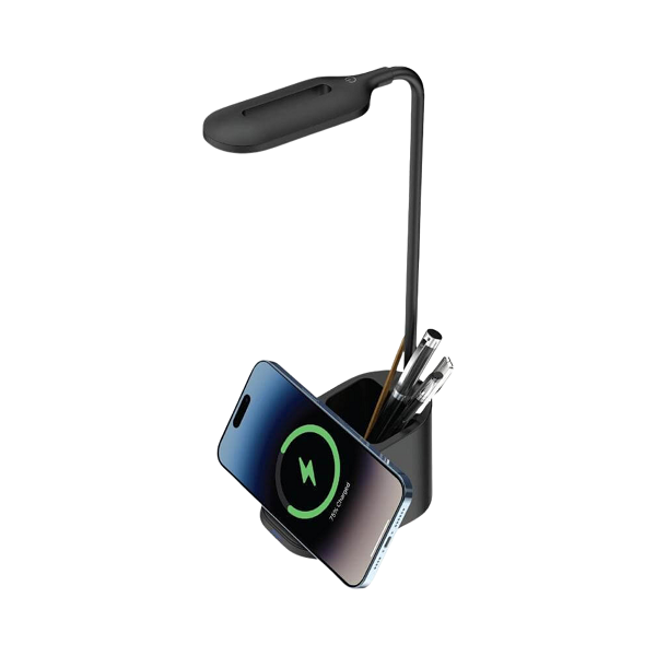 Rosakoi – 3-in-1 Desk Lamp with 15W Wireless Charger & Pen Holder preview