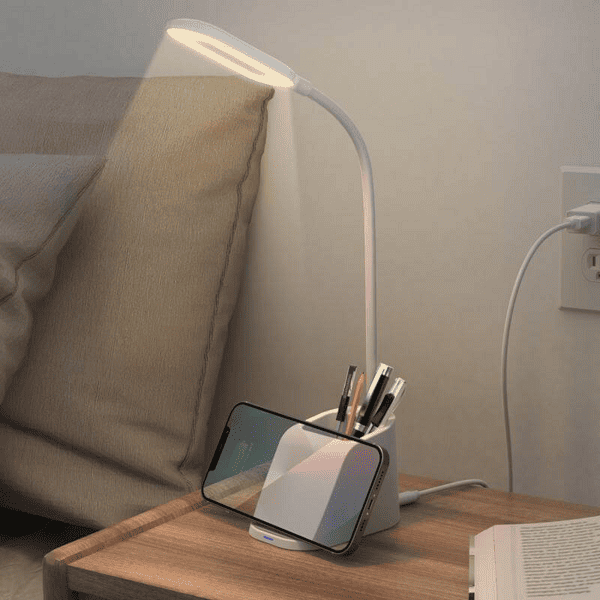 Rosakoi – 3-in-1 Desk Lamp with 15W Wireless Charger & Pen Holder preview