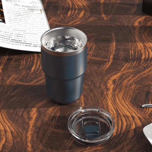 Sora – Recycled Stainless Steel Stackable Mug Set 180/240 ML preview