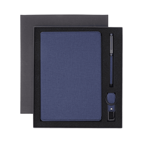 Bungur – Sustainable Gift Set with Refillable Notebook, Pen and USB Keychain
