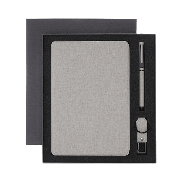 Bungur – Sustainable Gift Set with Refillable Notebook, Pen and USB Keychain preview