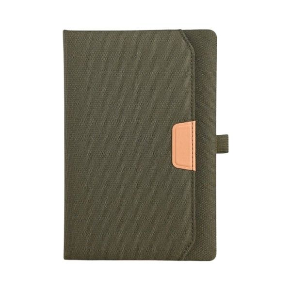 Taron – Eco Friendly A5 Notebook with Pocket & Pen Holder