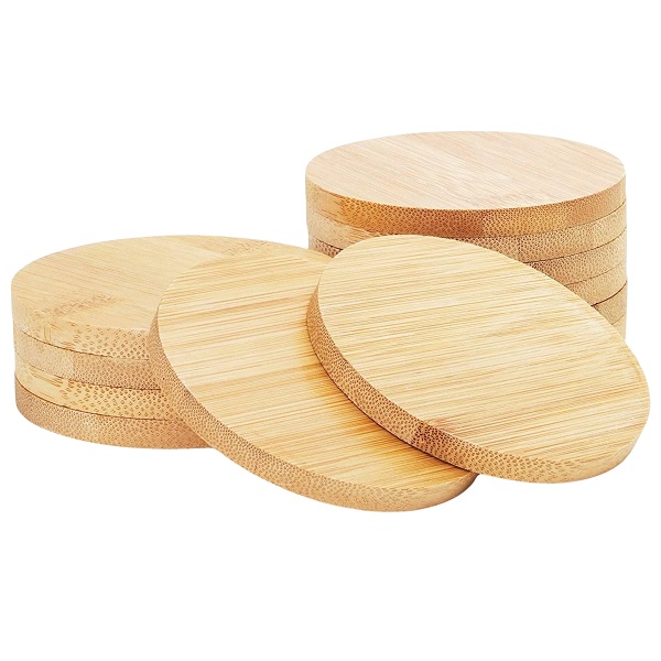 Halic – Round Bamboo Coasters