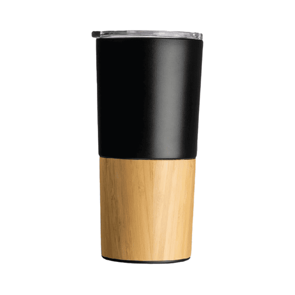 Kilpi – Stainless Steel Tumbler with Bamboo Base