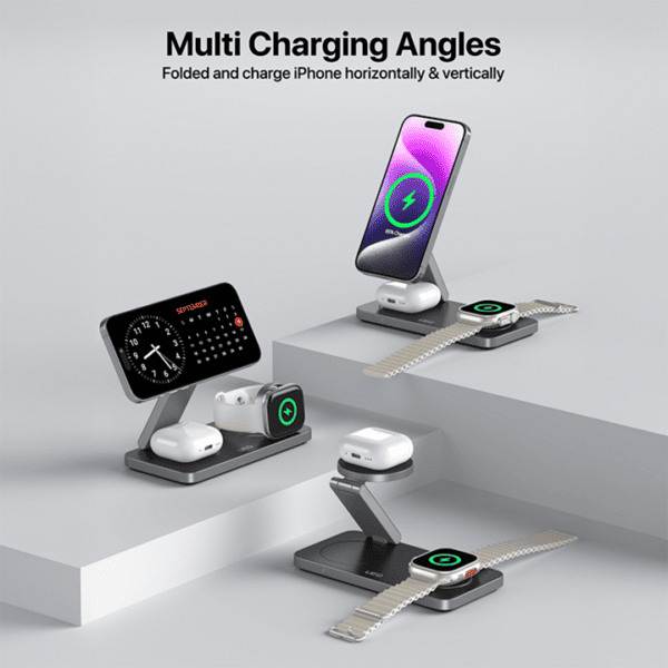 Trevo – Foldable 3-in-1 Magnetic Charger preview