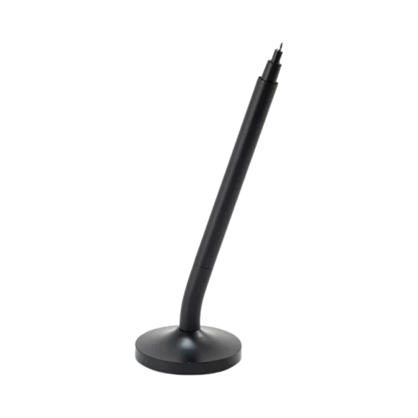 Vorin – Matte Black Aluminum Roller Pen with Base