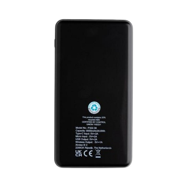 Favaro – Recycled 10,000 mAh Wireless Bamboo Powerbank preview